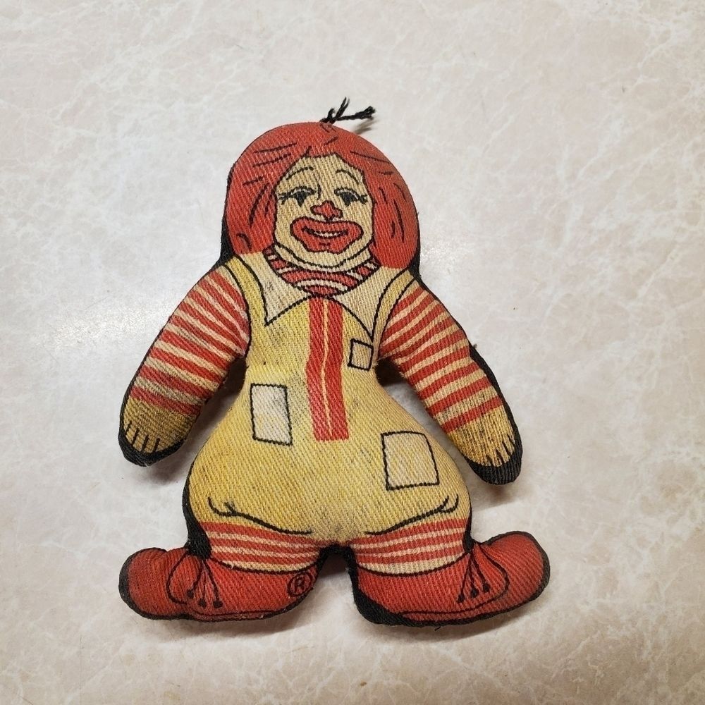 Vintage Ronald McDonald Christmas Ornament 1983 Happy Meal Toy